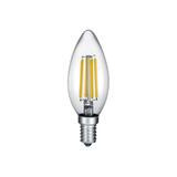 Lamppu LED E14 filament kynttiläkupu 4W 470lm 2700K