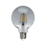 Lamppu LED E27 filament globe 6 W 190 lm 1800K savu