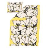 Vallila Makeba satiinipussilakanasetti yellow 150x210 cm