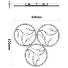 FocusLight Rings led kattovalaisin 62 cm valkoinen